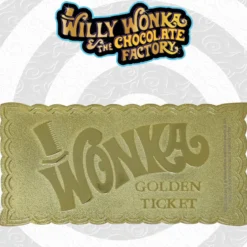 FaNaTtiK - Willy Wonka and the Chocolate Factory replique Golden Ticket Edition Collector