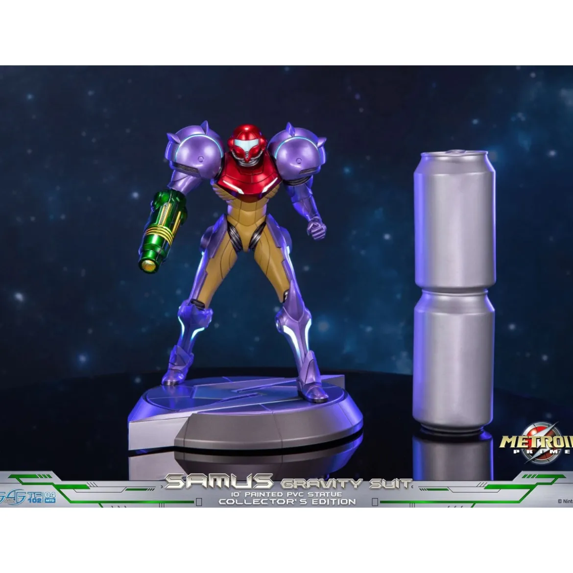 First 4 Figures - Metroid - SAMUS GRAVITY SUIT Collector's Edition PVC Statue