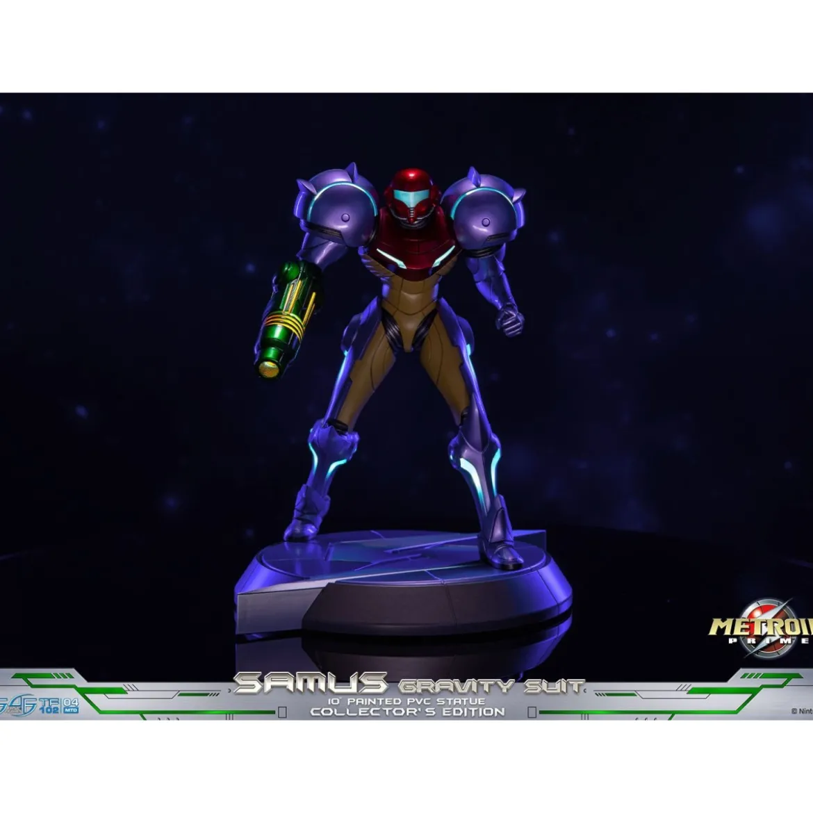 First 4 Figures - Metroid - SAMUS GRAVITY SUIT Collector's Edition PVC Statue