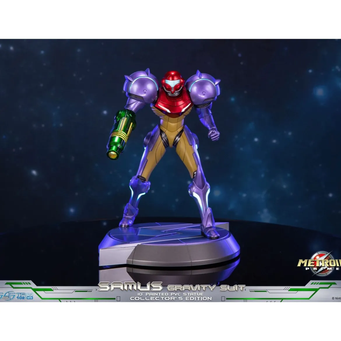 First 4 Figures - Metroid - SAMUS GRAVITY SUIT Collector's Edition PVC Statue
