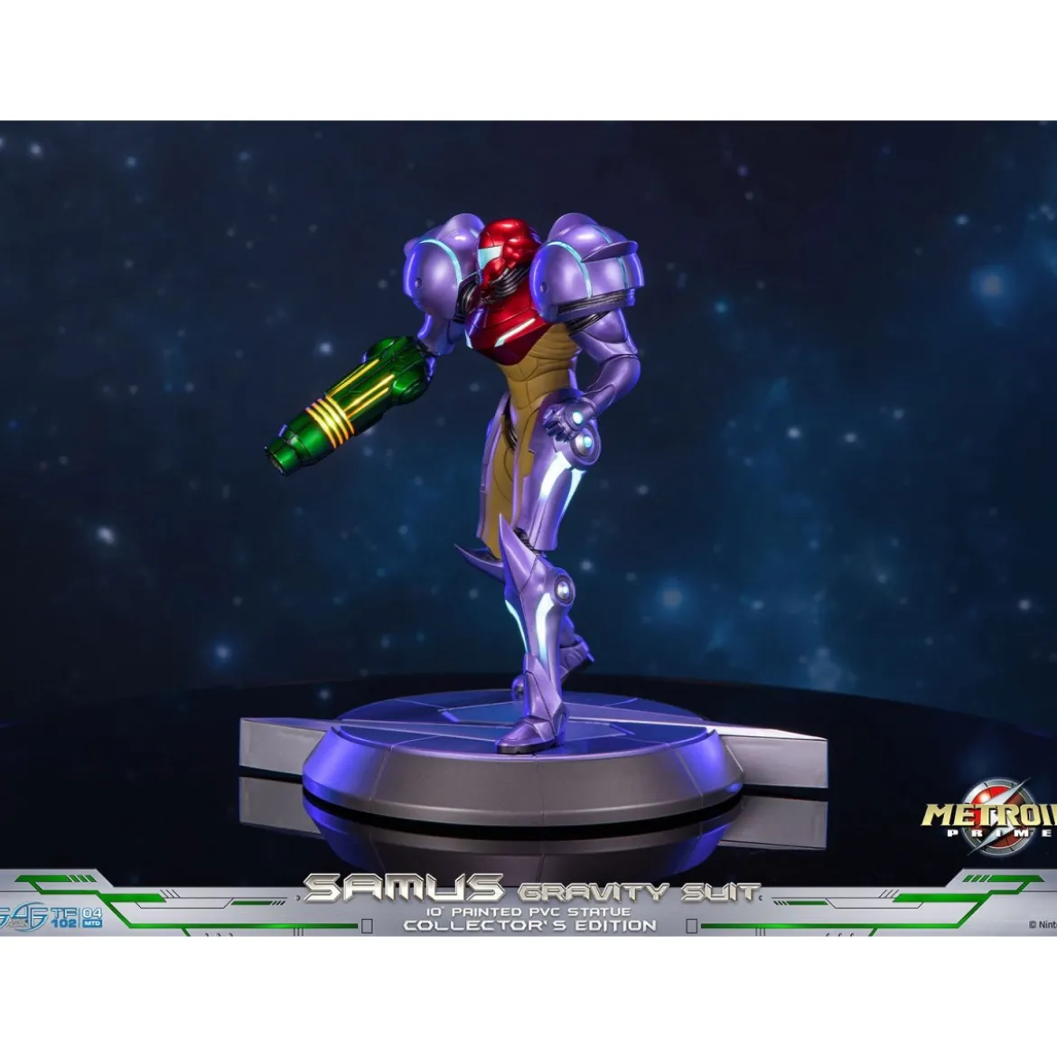 First 4 Figures - Metroid - SAMUS GRAVITY SUIT Collector's Edition PVC Statue