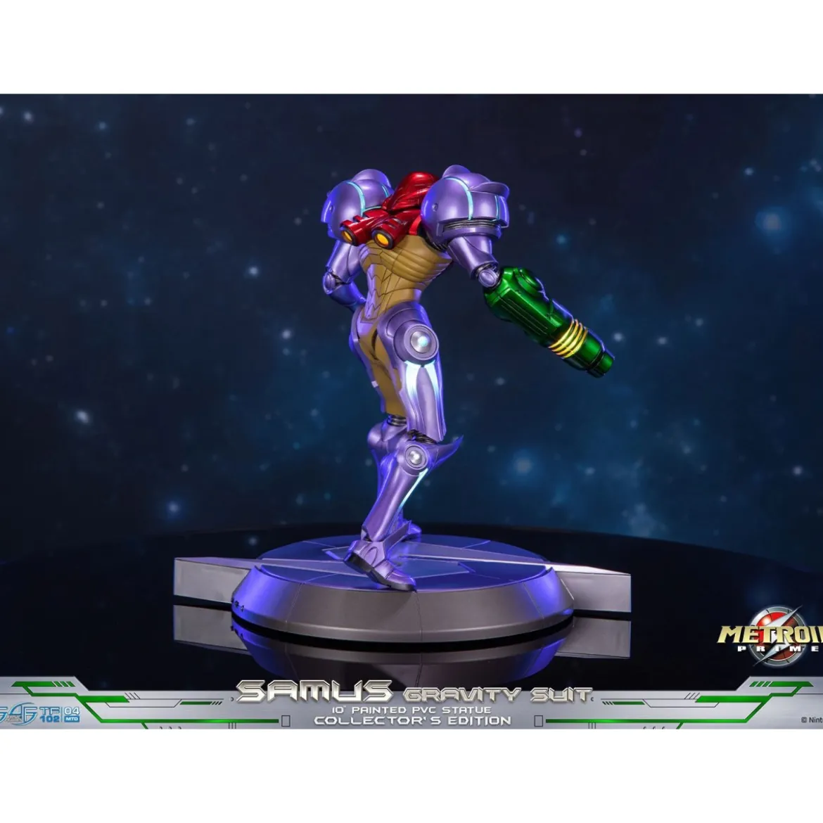 First 4 Figures - Metroid - SAMUS GRAVITY SUIT Collector's Edition PVC Statue