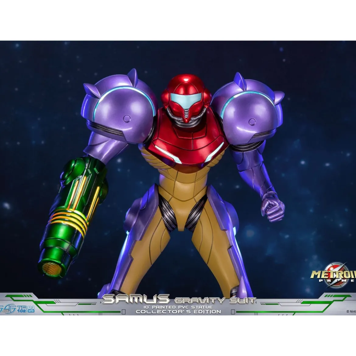 First 4 Figures - Metroid - SAMUS GRAVITY SUIT Collector's Edition PVC Statue