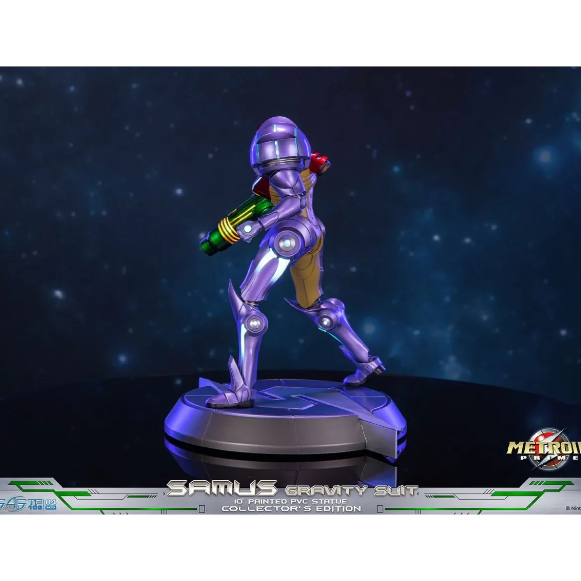 First 4 Figures - Metroid - SAMUS GRAVITY SUIT Collector's Edition PVC Statue