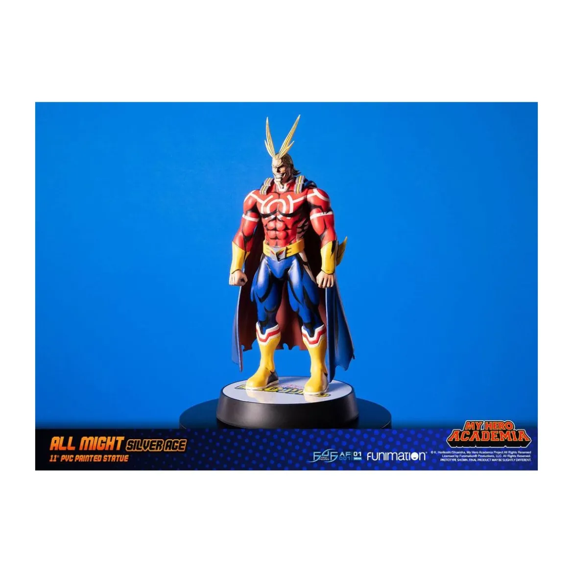 First 4 Figures - My Hero Academia - All Might Silver Age Standard Edition PVC Statue