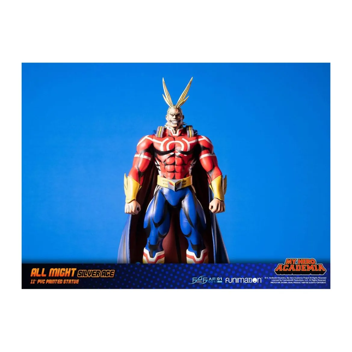 First 4 Figures - My Hero Academia - All Might Silver Age Standard Edition PVC Statue