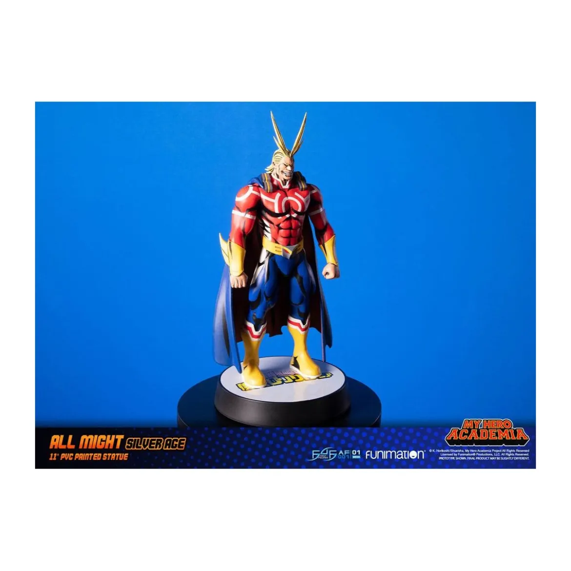 First 4 Figures - My Hero Academia - All Might Silver Age Standard Edition PVC Statue