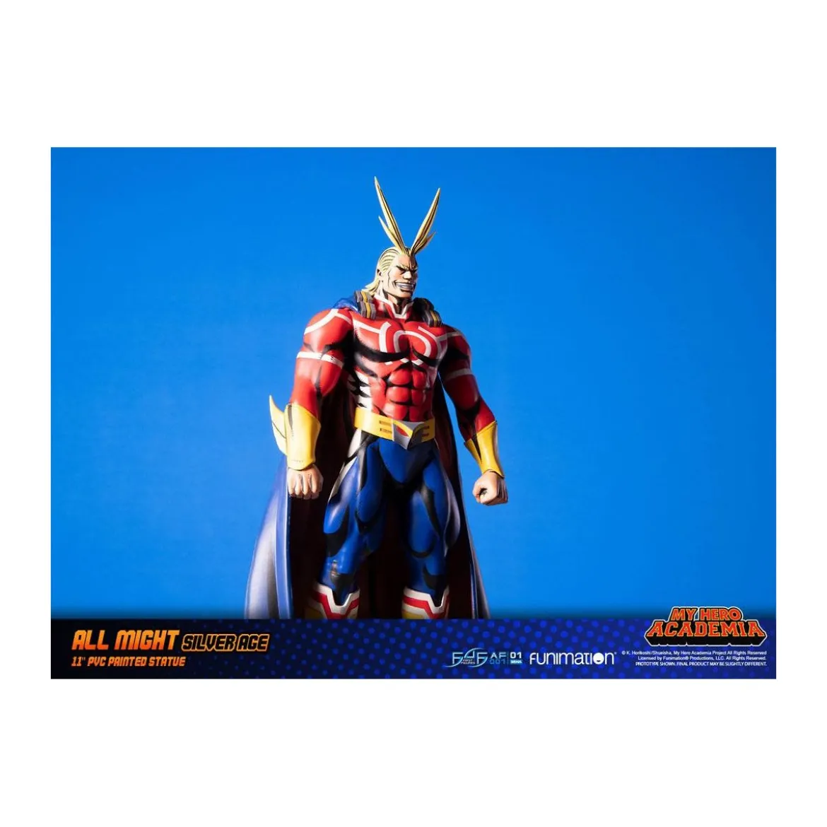 First 4 Figures - My Hero Academia - All Might Silver Age Standard Edition PVC Statue