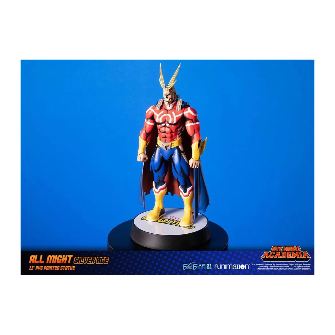 First 4 Figures - My Hero Academia - All Might Silver Age Standard Edition PVC Statue