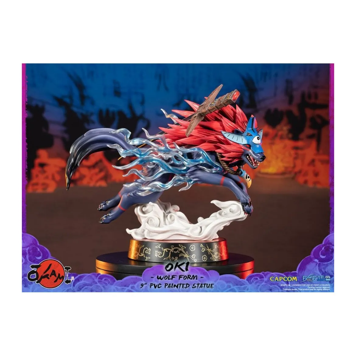 First 4 Figures Okami - statuette PVC OKI Wolf Form