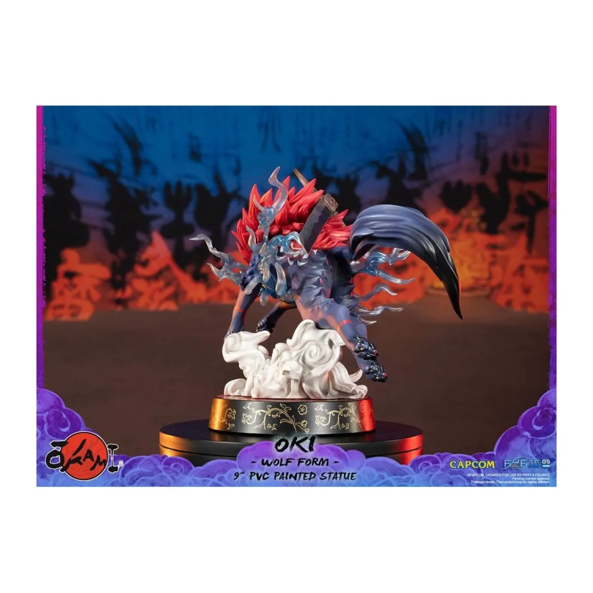 First 4 Figures Okami - statuette PVC OKI Wolf Form