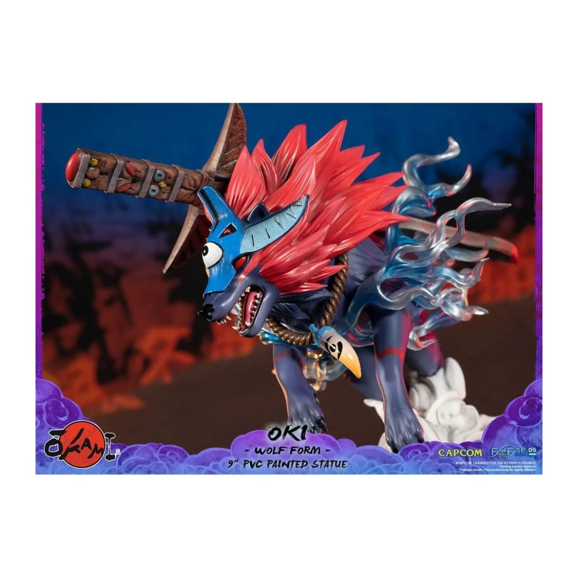 First 4 Figures Okami - statuette PVC OKI Wolf Form