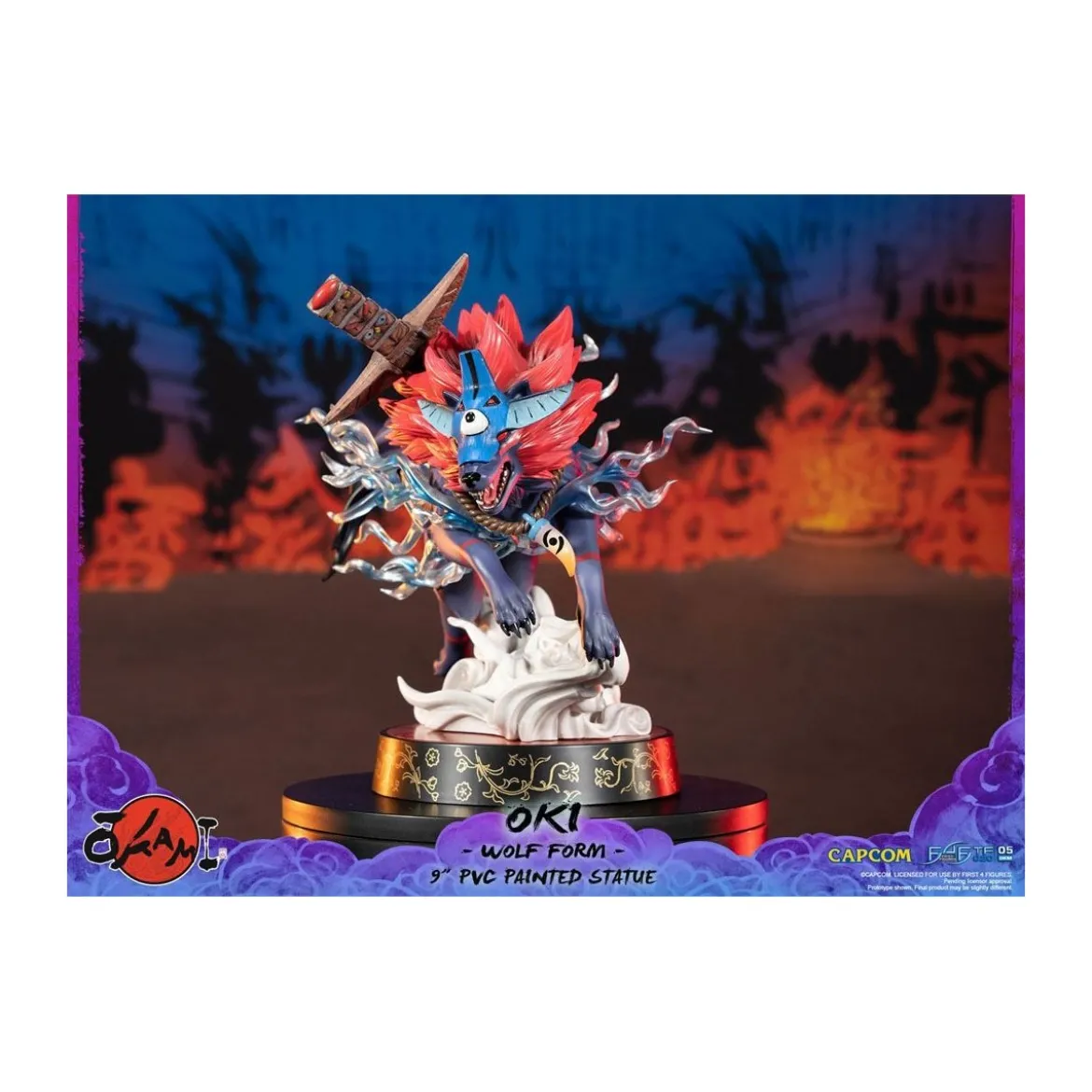 First 4 Figures Okami - statuette PVC OKI Wolf Form