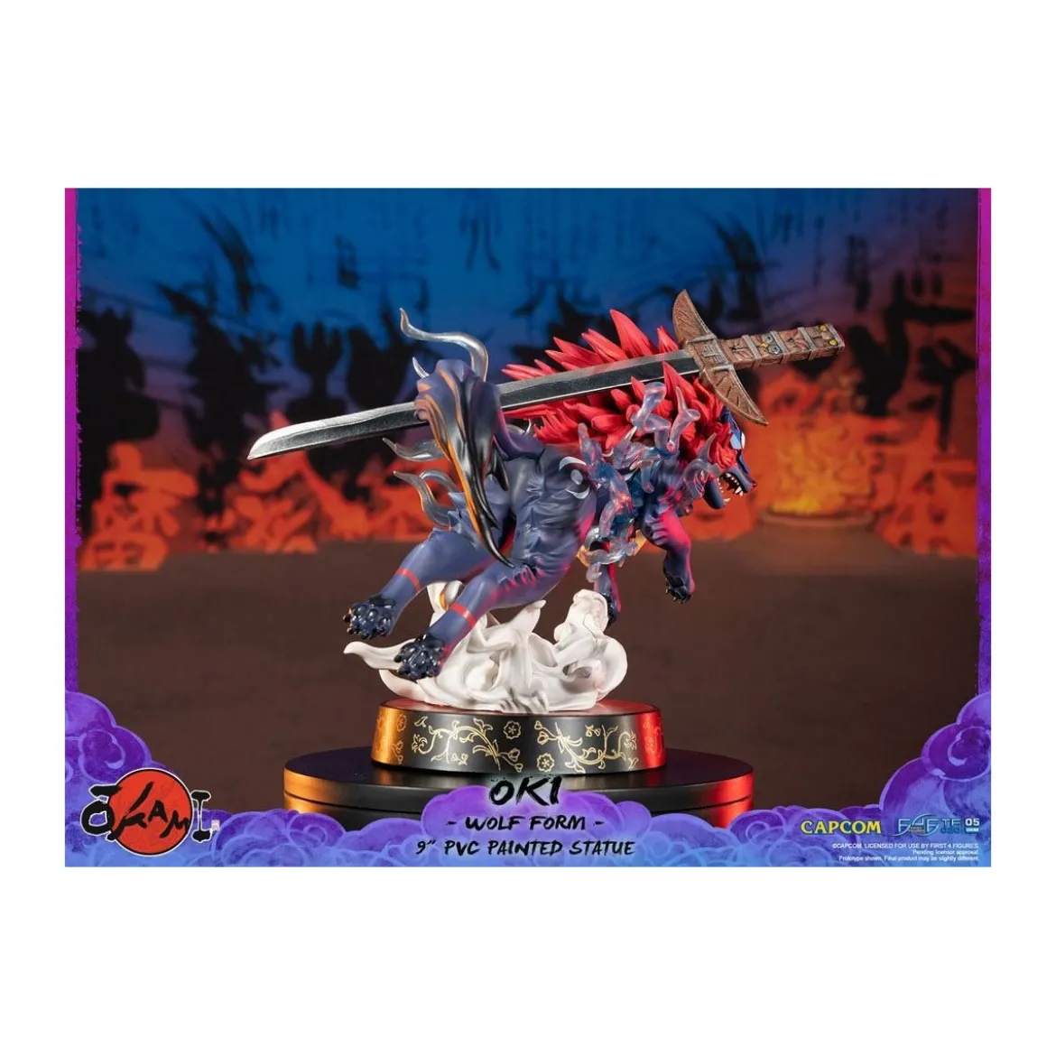 First 4 Figures Okami - statuette PVC OKI Wolf Form