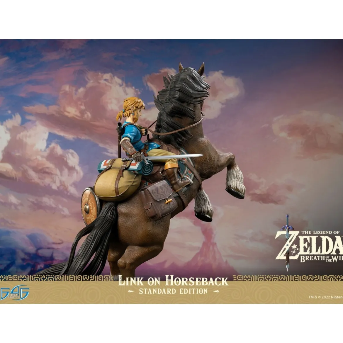 First 4 Figures - Zelda - The Legend of Zelda: Breath of The Wild - Link on Horseback (Standard Edition)