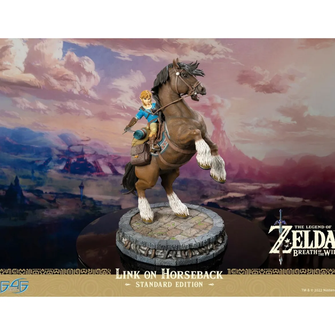 First 4 Figures - Zelda - The Legend of Zelda: Breath of The Wild - Link on Horseback (Standard Edition)