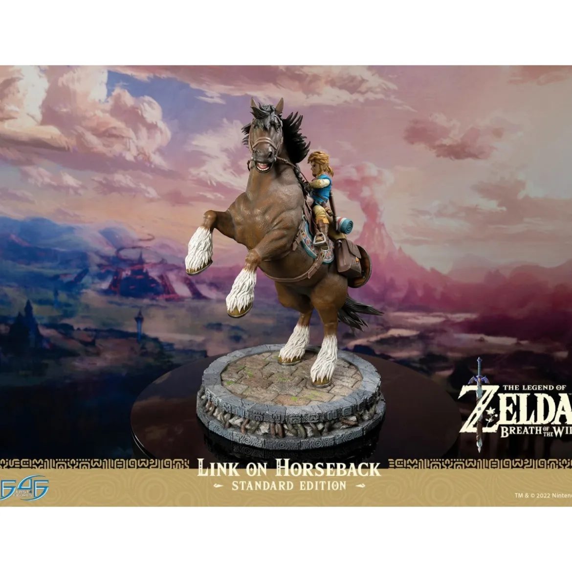 First 4 Figures - Zelda - The Legend of Zelda: Breath of The Wild - Link on Horseback (Standard Edition)
