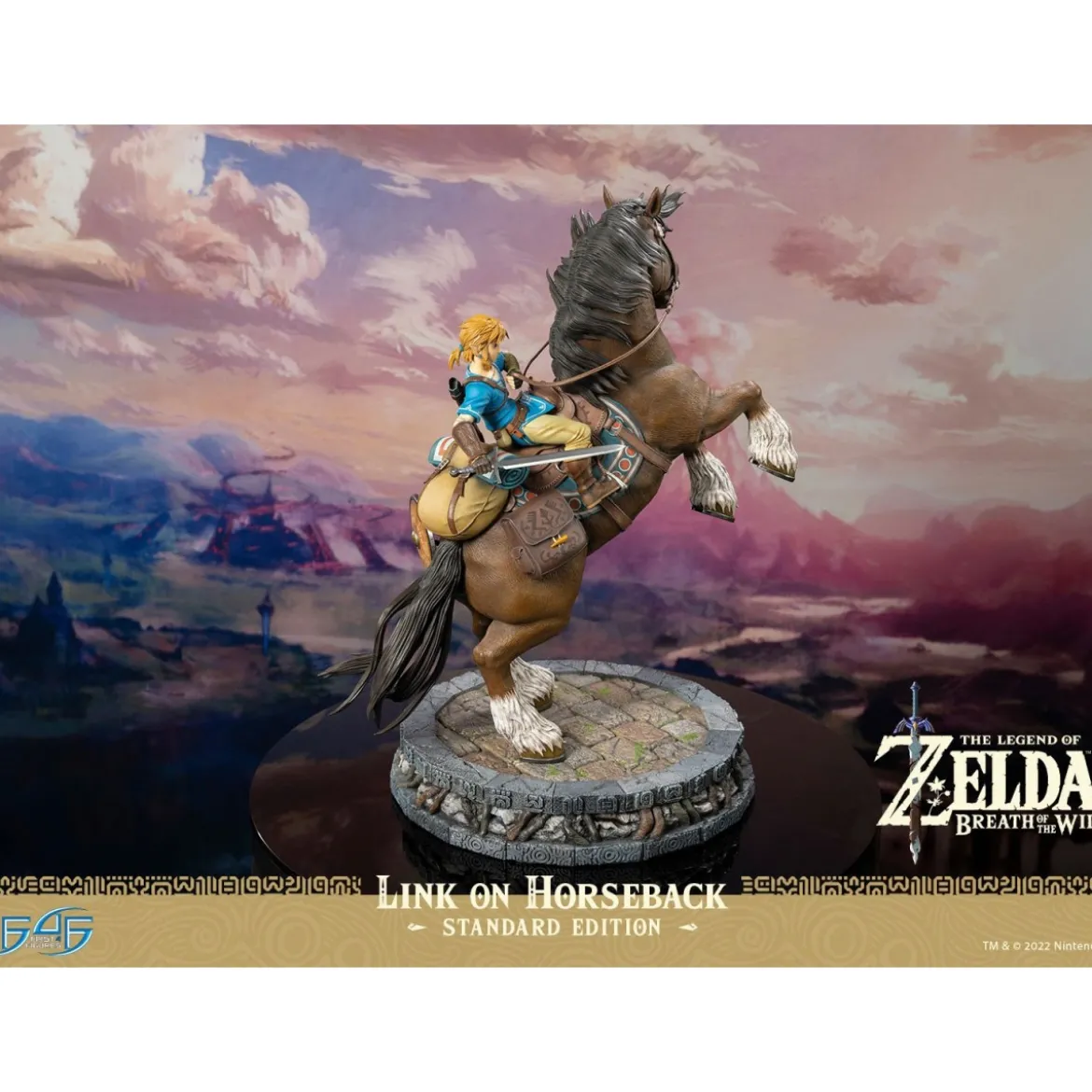 First 4 Figures - Zelda - The Legend of Zelda: Breath of The Wild - Link on Horseback (Standard Edition)