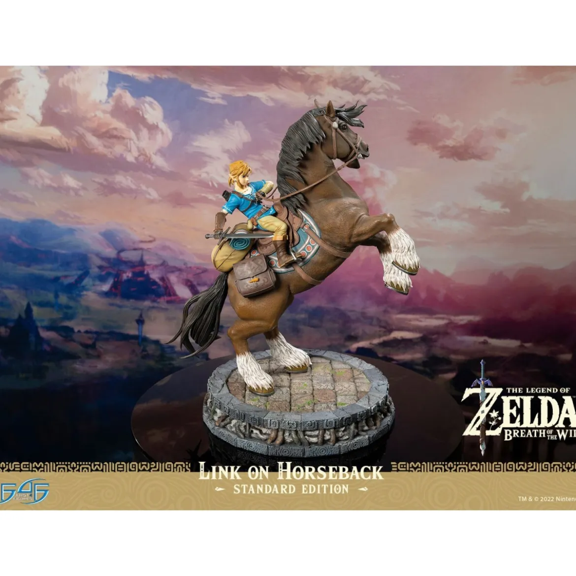 First 4 Figures - Zelda - The Legend of Zelda: Breath of The Wild - Link on Horseback (Standard Edition)