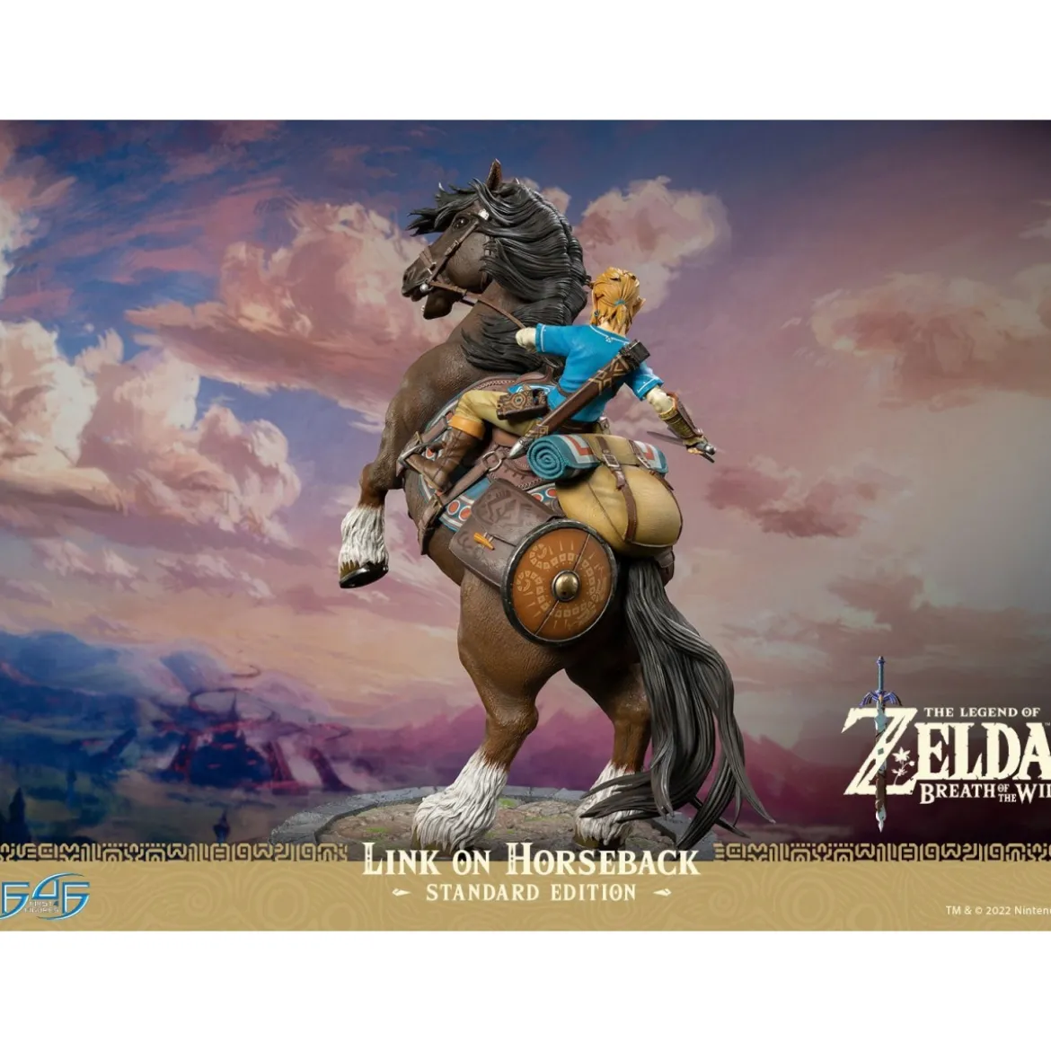 First 4 Figures - Zelda - The Legend of Zelda: Breath of The Wild - Link on Horseback (Standard Edition)