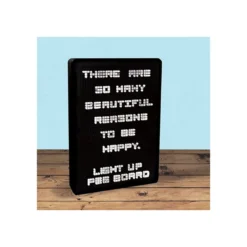 Fizz Creations Tableau lumineux Blanc/noir