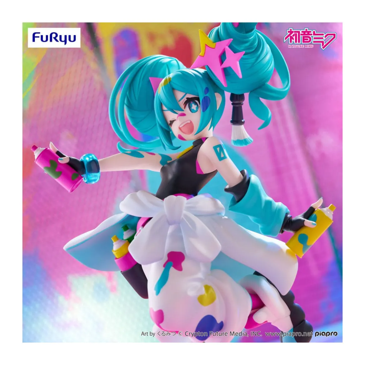 Furyu Trio-Try-iT - Miku Paint Girl - Hatsune Miku