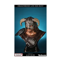 Gaming Heads Dragonborn buste The Elder Scrolls V Skyrim Occasion