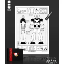 Goldorak Uv Print Robot Grendizer A3 WAT