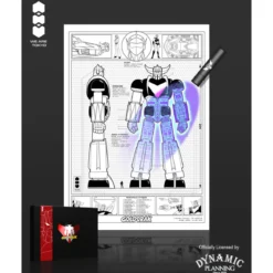 Goldorak Uv Print Robot Grendizer A4 WAT