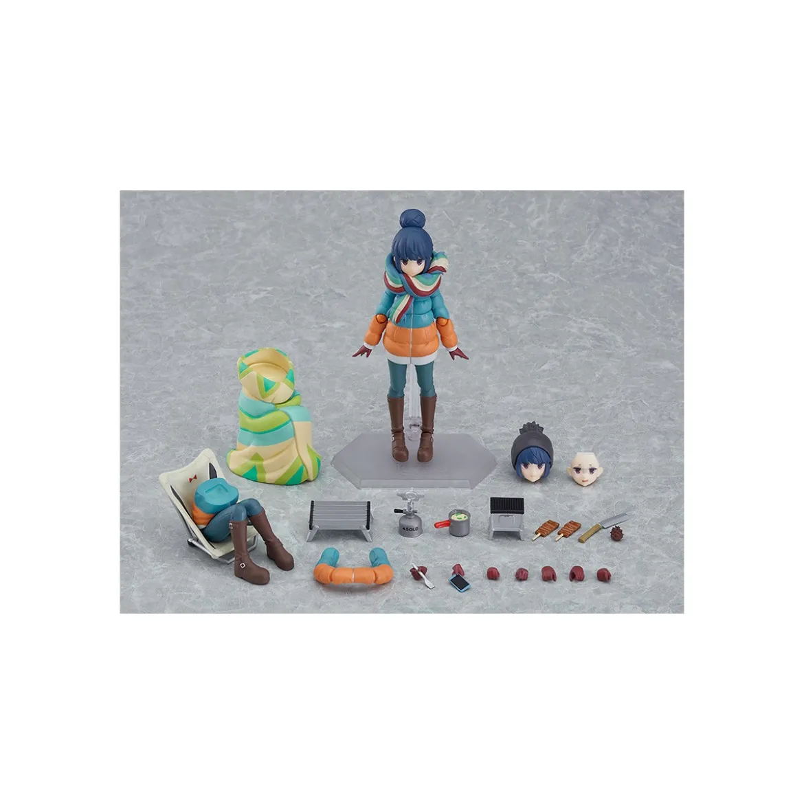 Goodsmile Figma - Laid Back Camp - RIN SHIMA DX EDITION