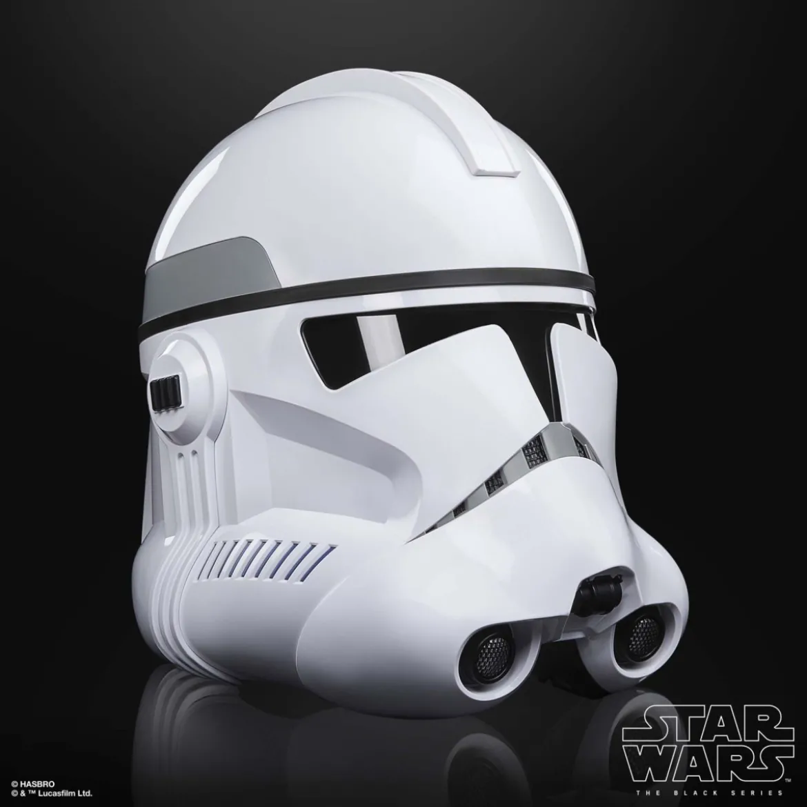 Hasbro - Casque électronique Premium Phase II Clone Trooper - Star Wars Black Series