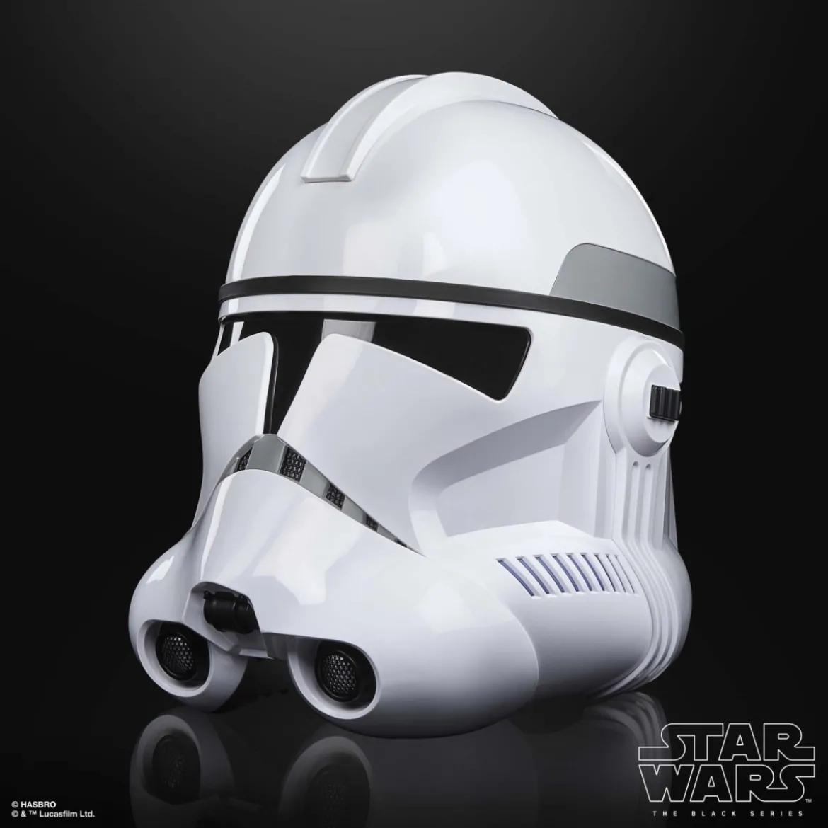 Hasbro - Casque électronique Premium Phase II Clone Trooper - Star Wars Black Series