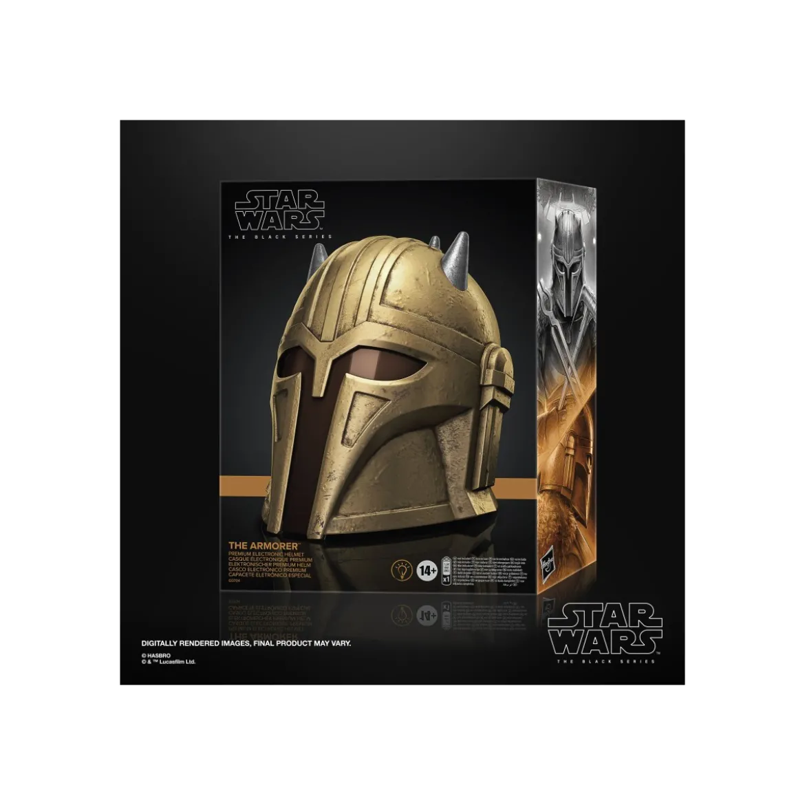 Hasbro - Casque The Armorer The Mandalorian - Star Wars Black Series Helmet 1:1 Replica Premium