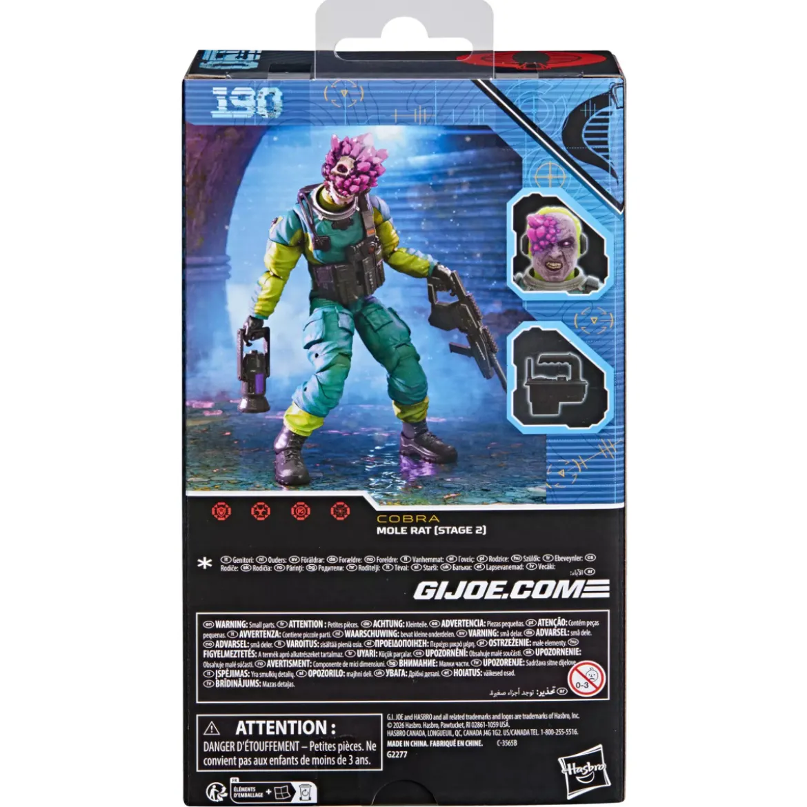 Hasbro G.I.JOE Classified Serie - Mole-Rat (Stage 2) - Rat-taupe (phase 2)