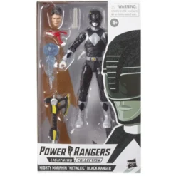Hasbro - Lightning Collection - Metallic Black Ranger - Mighty Morphin Power Rangers