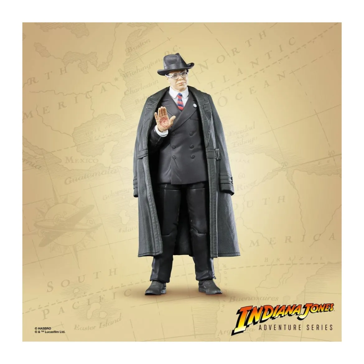 Hasbro - Major Arnold Toht - Indiana Jones Adventure Series: Les Aventuriers de l'arche perdue 1/12