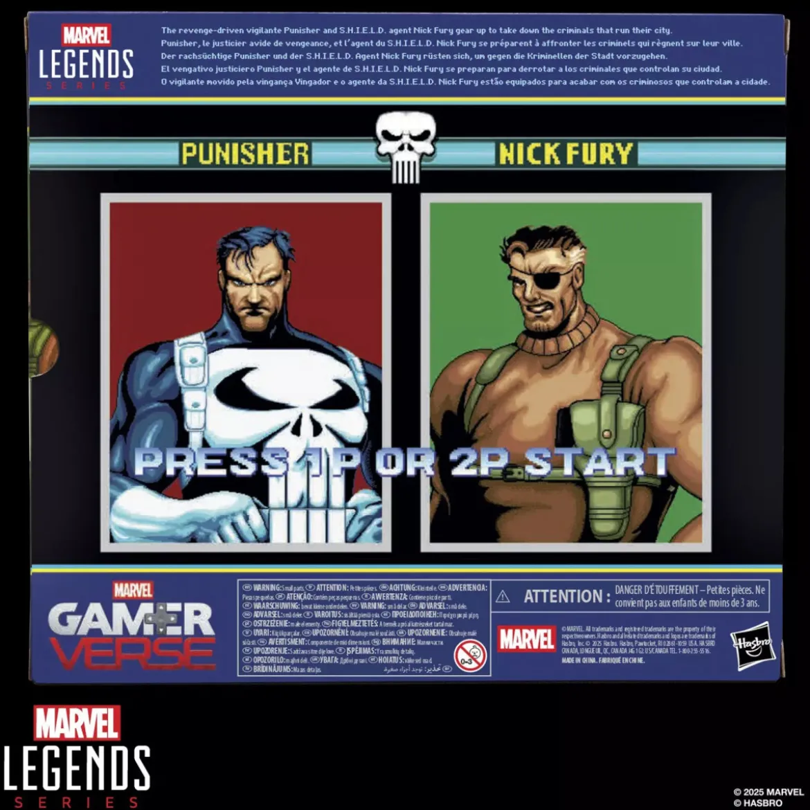 Hasbro Marvel Legends Series Gamerverse - Punisher & Nick Fury