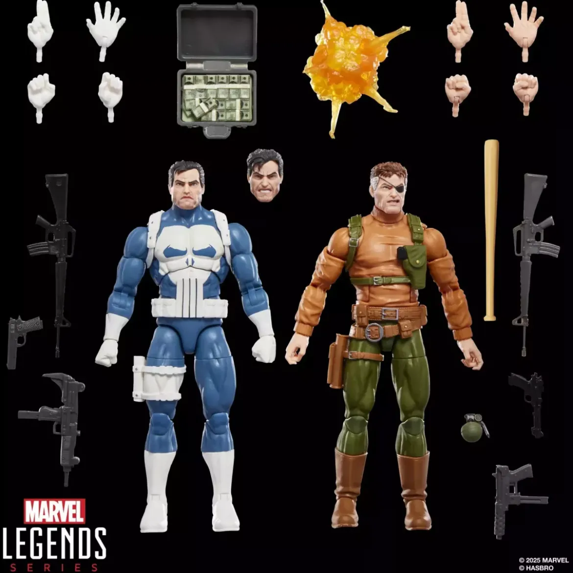 Hasbro Marvel Legends Series Gamerverse - Punisher & Nick Fury