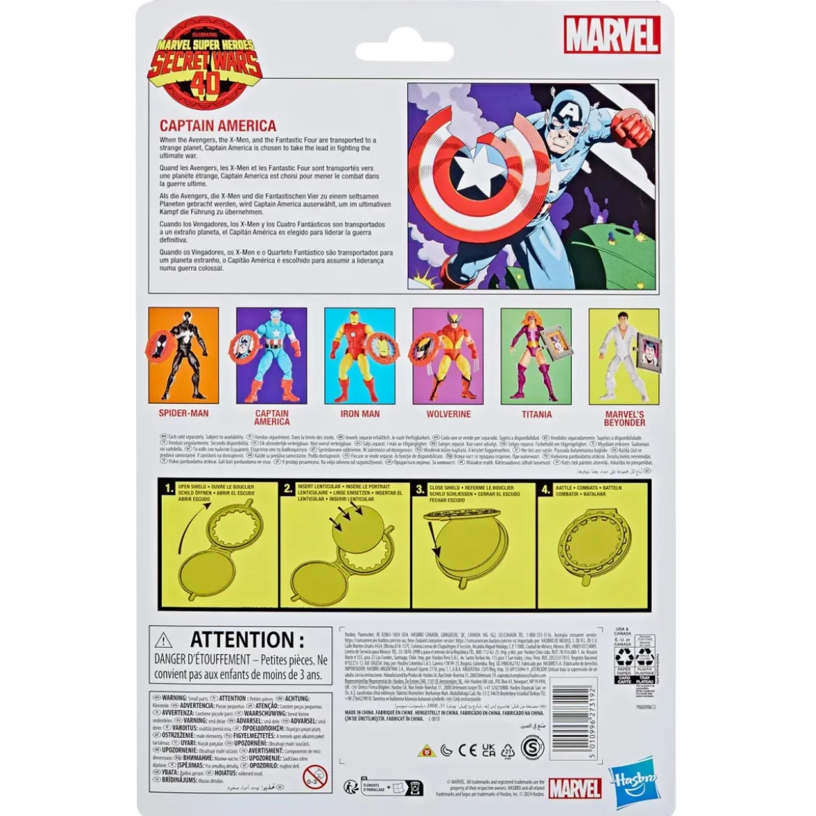 Hasbro Marvel Legends Series - Captain America - Secret Wars
