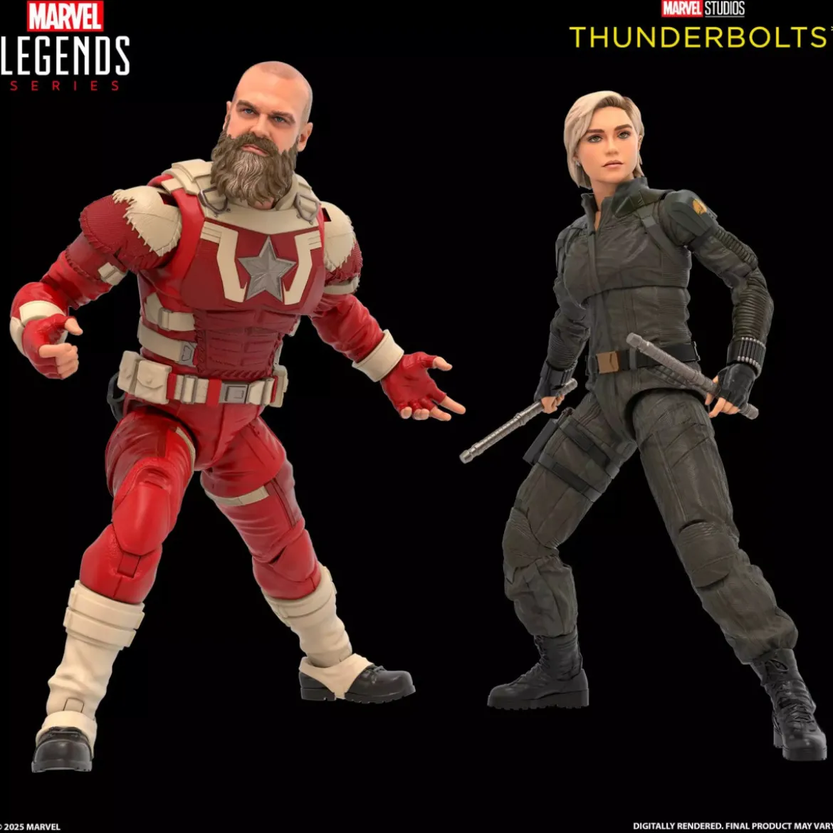 Hasbro Marvel Legends Series Yelena Belova and Red Guardian - Thunderbolts
