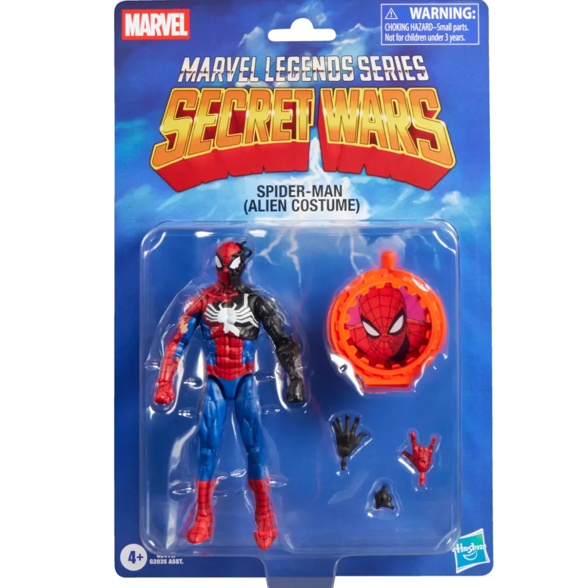 Hasbro Marvel Legends Series - Spider-Man (Alien Costume) - Secret Wars serie 2