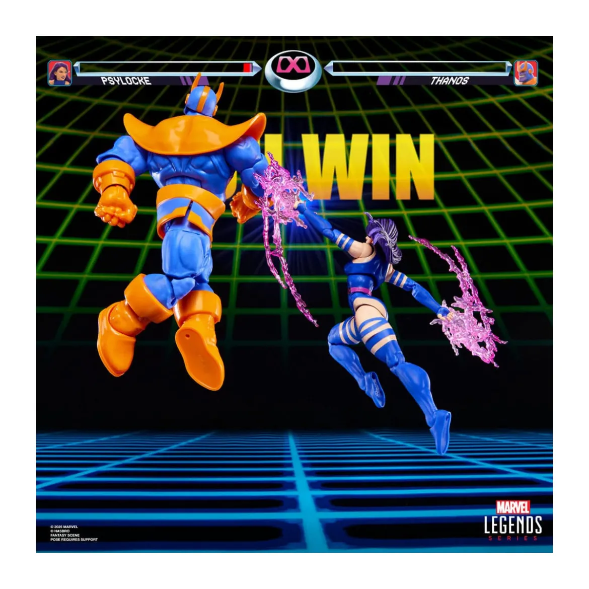 Hasbro Marvel Legends Series Gamerverse - Psylocke vs. Thanos