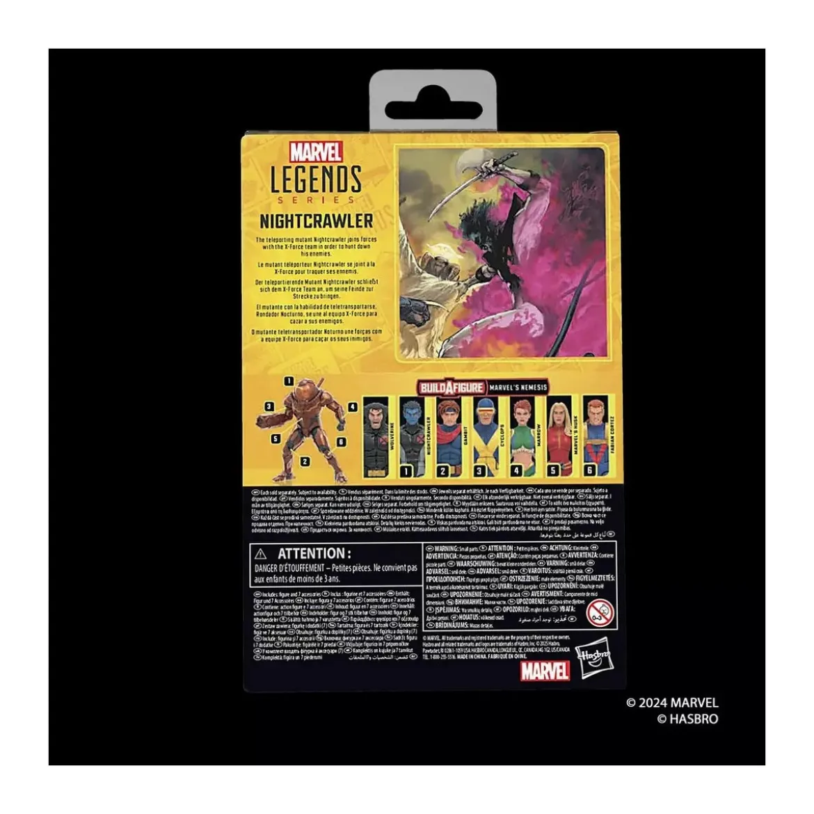 Hasbro Marvel Legends Series X-Men - Nightcrawler X-Force - Nemesis Wave