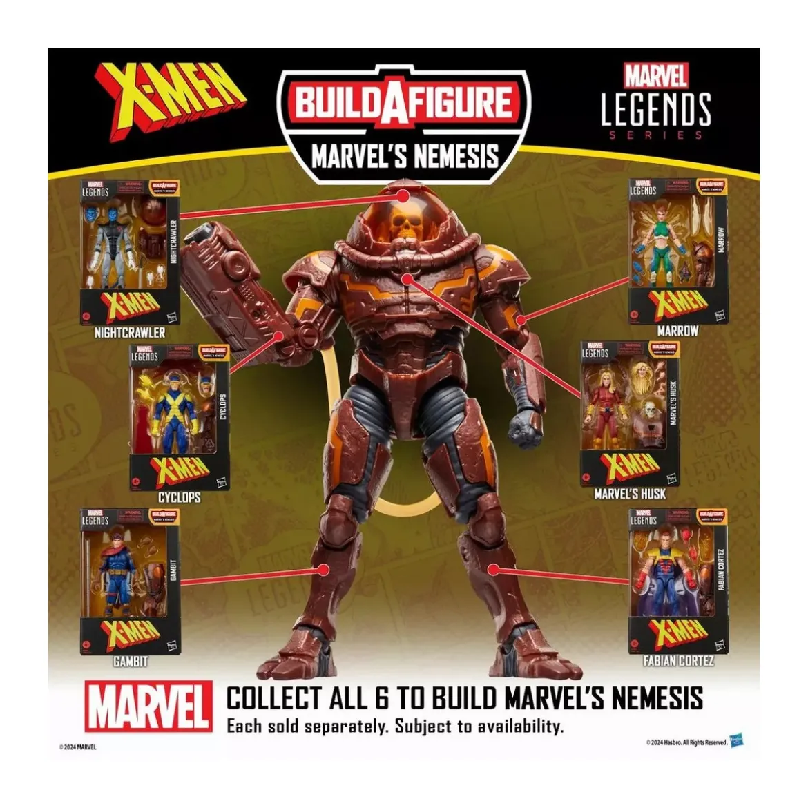 Hasbro Marvel Legends Series X-Men - Fabian Cortez - Nemesis Wave