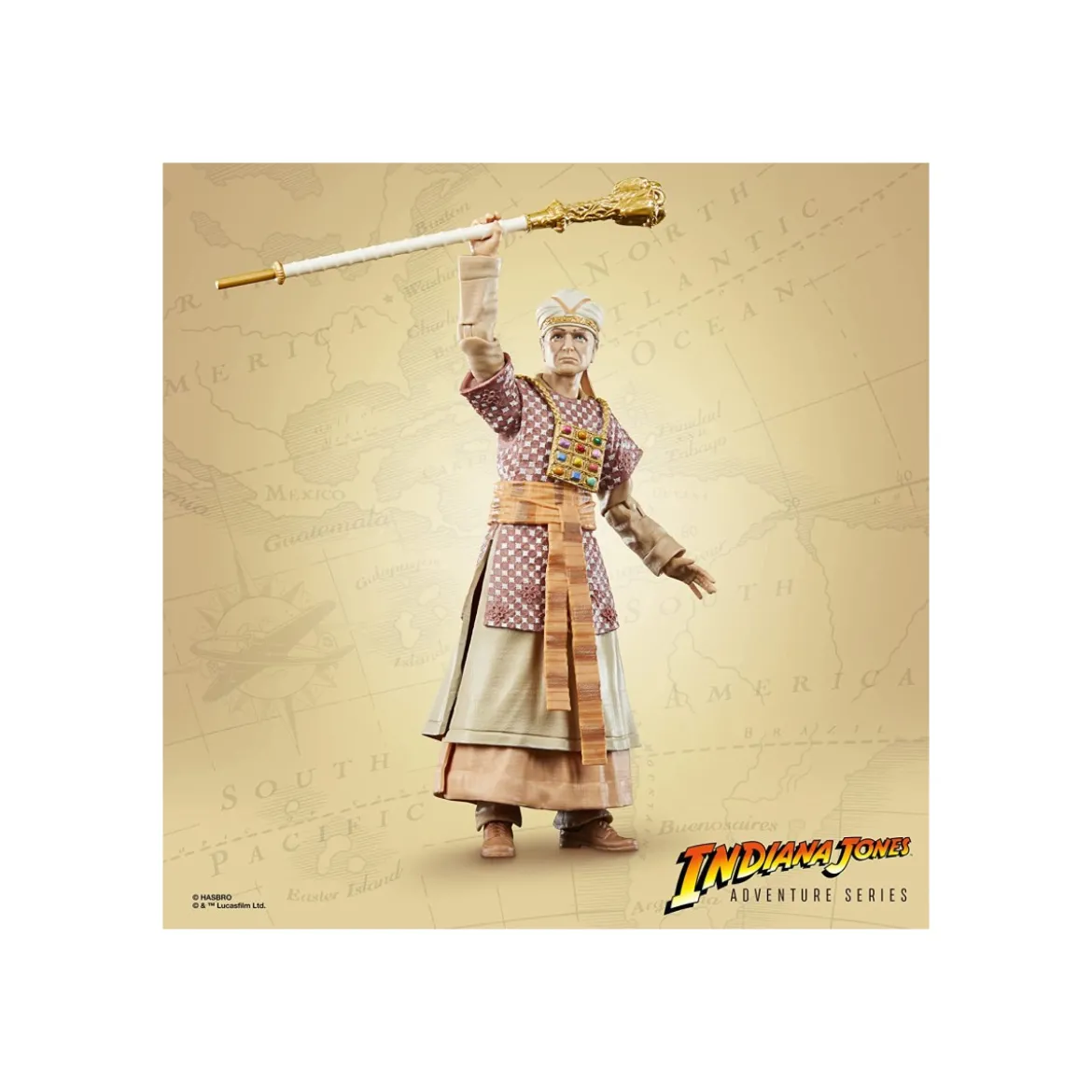 Hasbro - René Belloq (Ceremonial) - Indiana Jones Adventure Series: Les Aventuriers de l'arche perdue 1/12