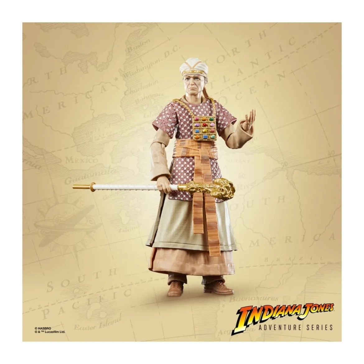 Hasbro - René Belloq (Ceremonial) - Indiana Jones Adventure Series: Les Aventuriers de l'arche perdue 1/12