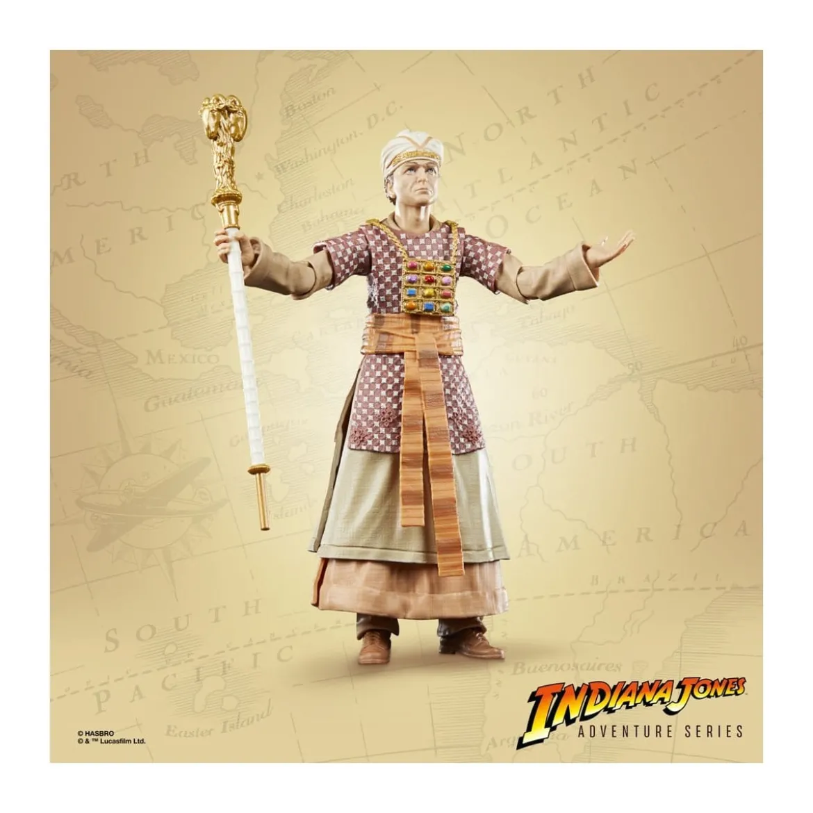 Hasbro - René Belloq (Ceremonial) - Indiana Jones Adventure Series: Les Aventuriers de l'arche perdue 1/12