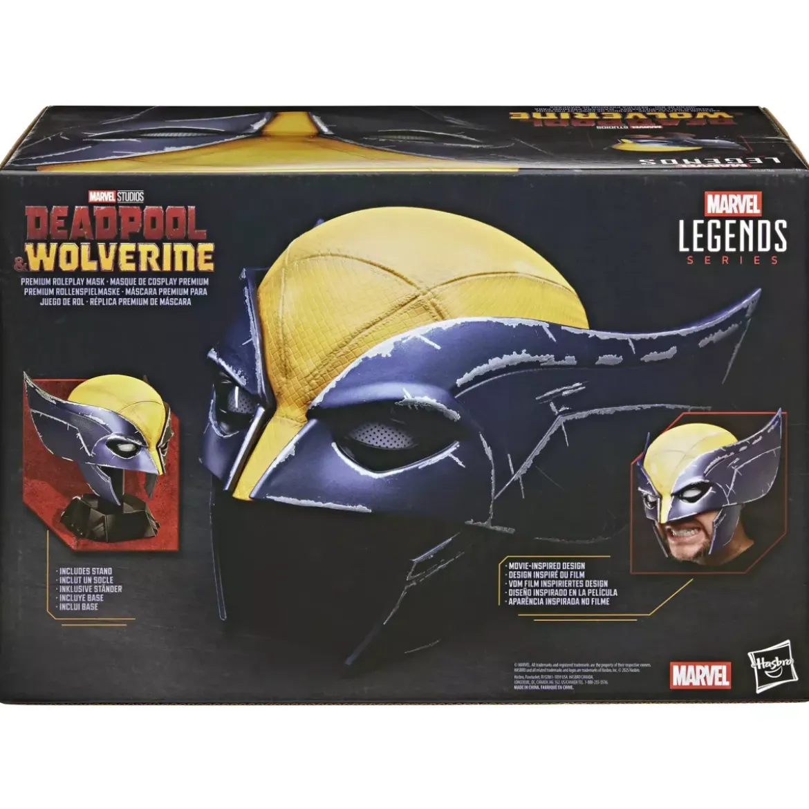 Hasbro - Replique Casque Wolverine 1/1 - Marvel Legends Helmet Deadpool Vs Wolverine