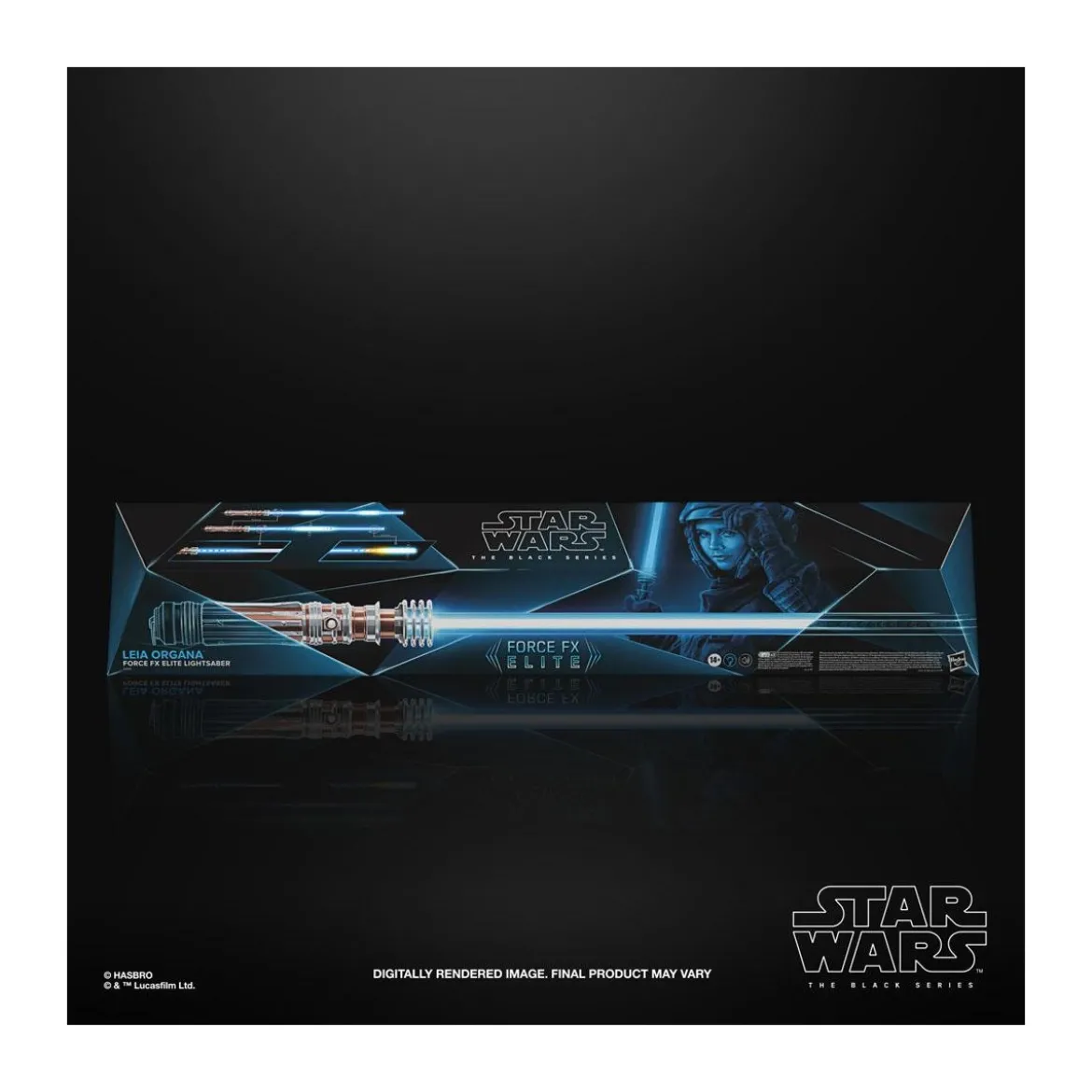 Hasbro - Sabre Laser Leia Organa Force Fx Lightsaber - Black Serie Replica Elite