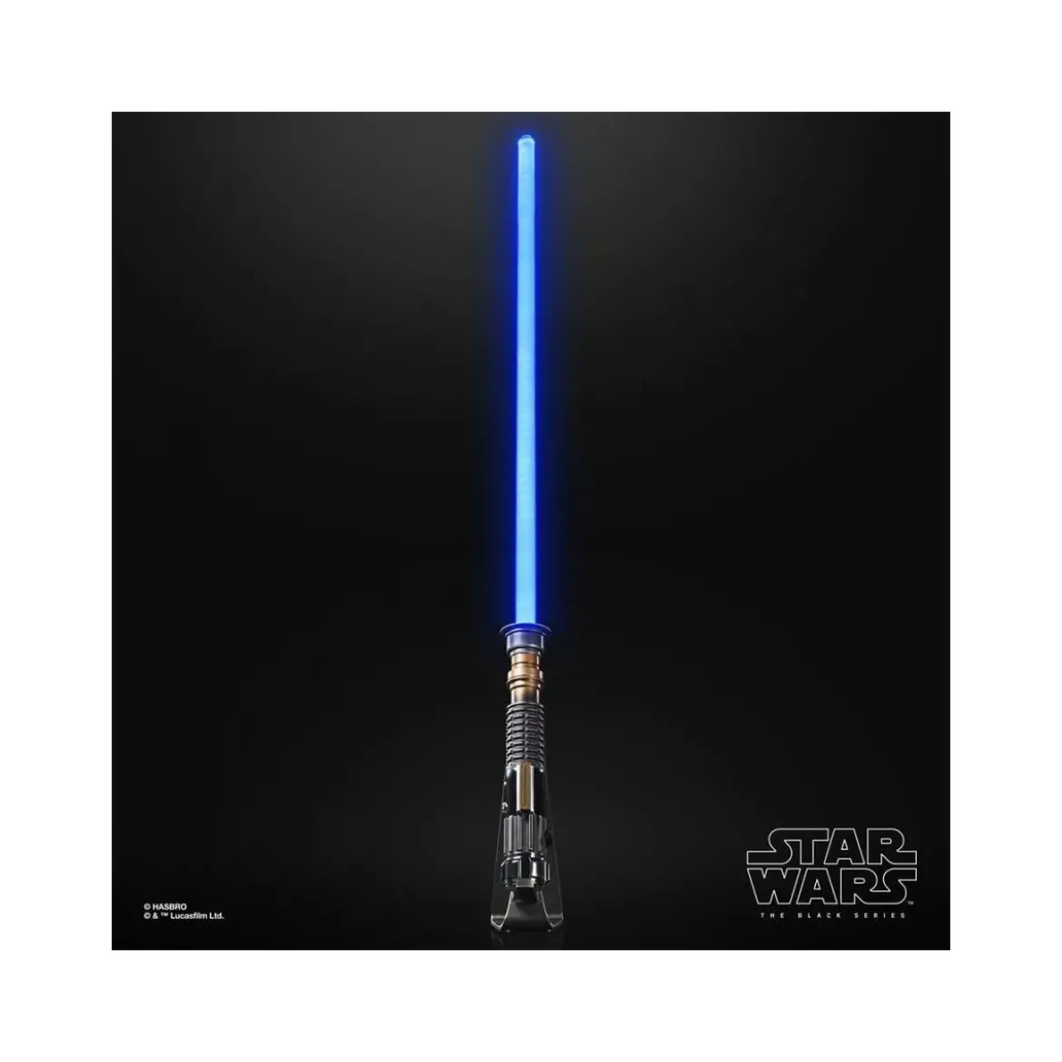 Hasbro - Sabre Laser Obi-Wan Kenobi Force Fx Lightsaber - Black Serie Replica Elite